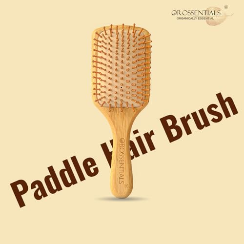 OROSSENTIALS Neem Wood Comb/Hair Brush for Healthy Hair Care - Image 3