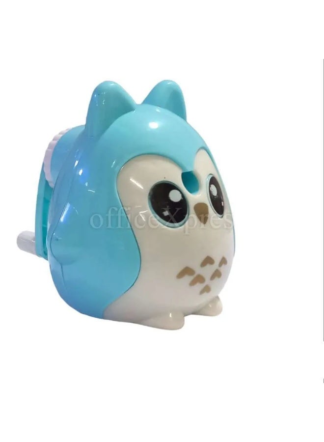 Office Express OWL 814 Desktop Pencil Sharpener – Auto-Feed Rotary Sharpener with Anti-Slip Base - Image 1