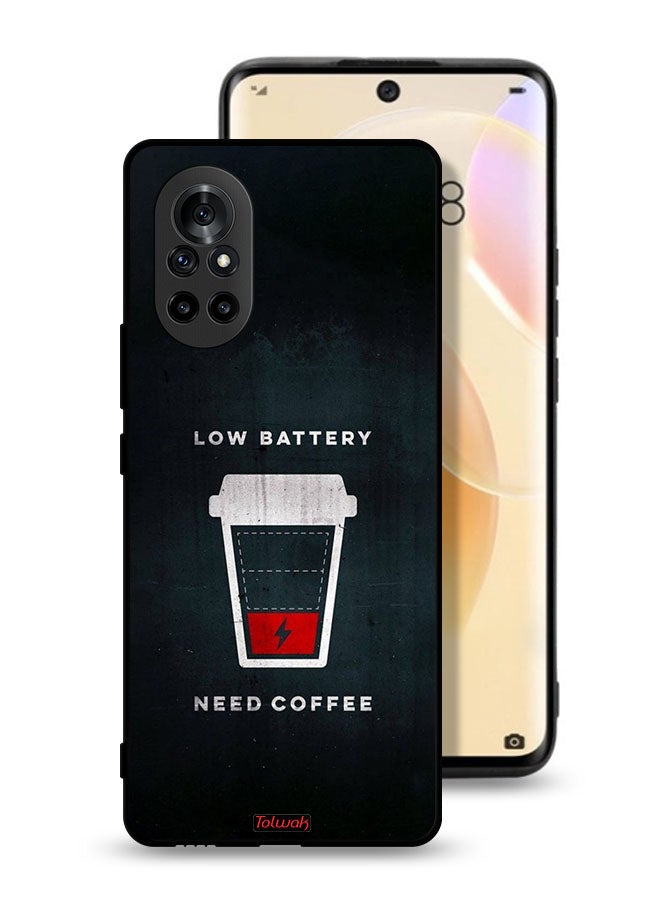 Tolwak Huawei nova 8 4G Protective Case Cover Low Battery Need Coffee - Image 1