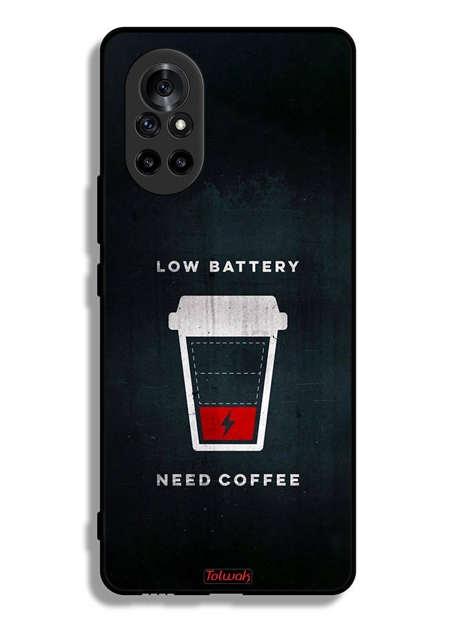 Tolwak Huawei nova 8 4G Protective Case Cover Low Battery Need Coffee - Image 2