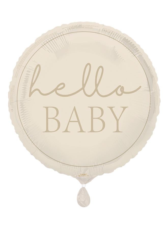 Unique Hello Baby Nude Foil Balloon 18" - Image 2