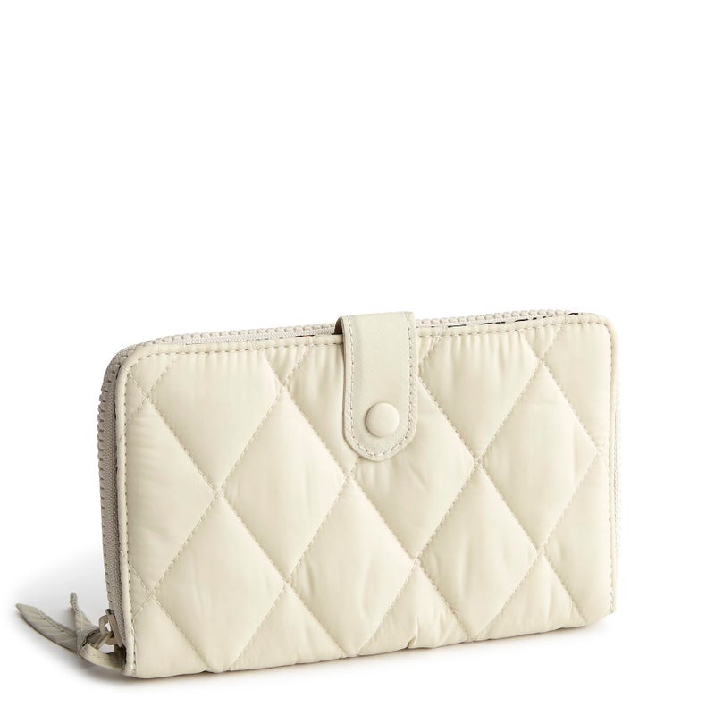 Vera Bradley Women's Featherweight Large Tab Wallet, Pumice Stone, One Size - Image 1
