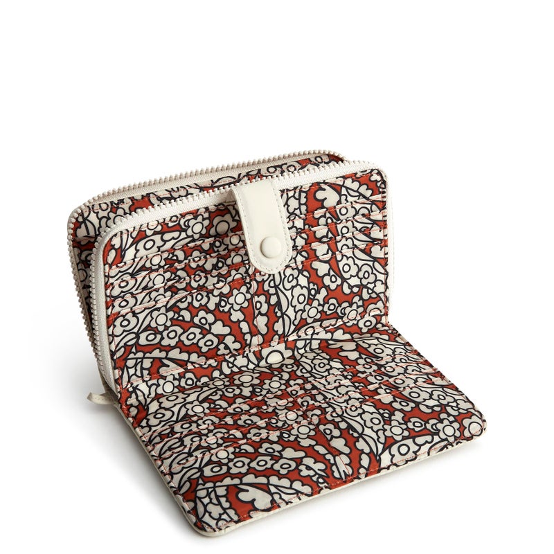 Vera Bradley Women's Featherweight Large Tab Wallet, Pumice Stone, One Size - Image 3