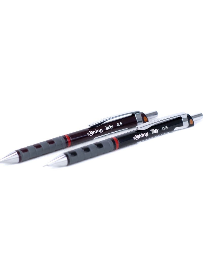 Rotring Oppland Stationery Tikky 2b Tip Pen Original 0.5 mm Ergonomic Comfortable Durable 2 Piece Set  - Image 4