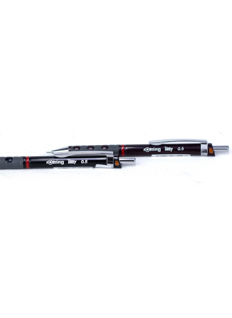 Rotring Oppland Stationery Tikky 2b Tip Pen Original 0.5 mm Ergonomic Comfortable Durable 2 Piece Set  - Image 5
