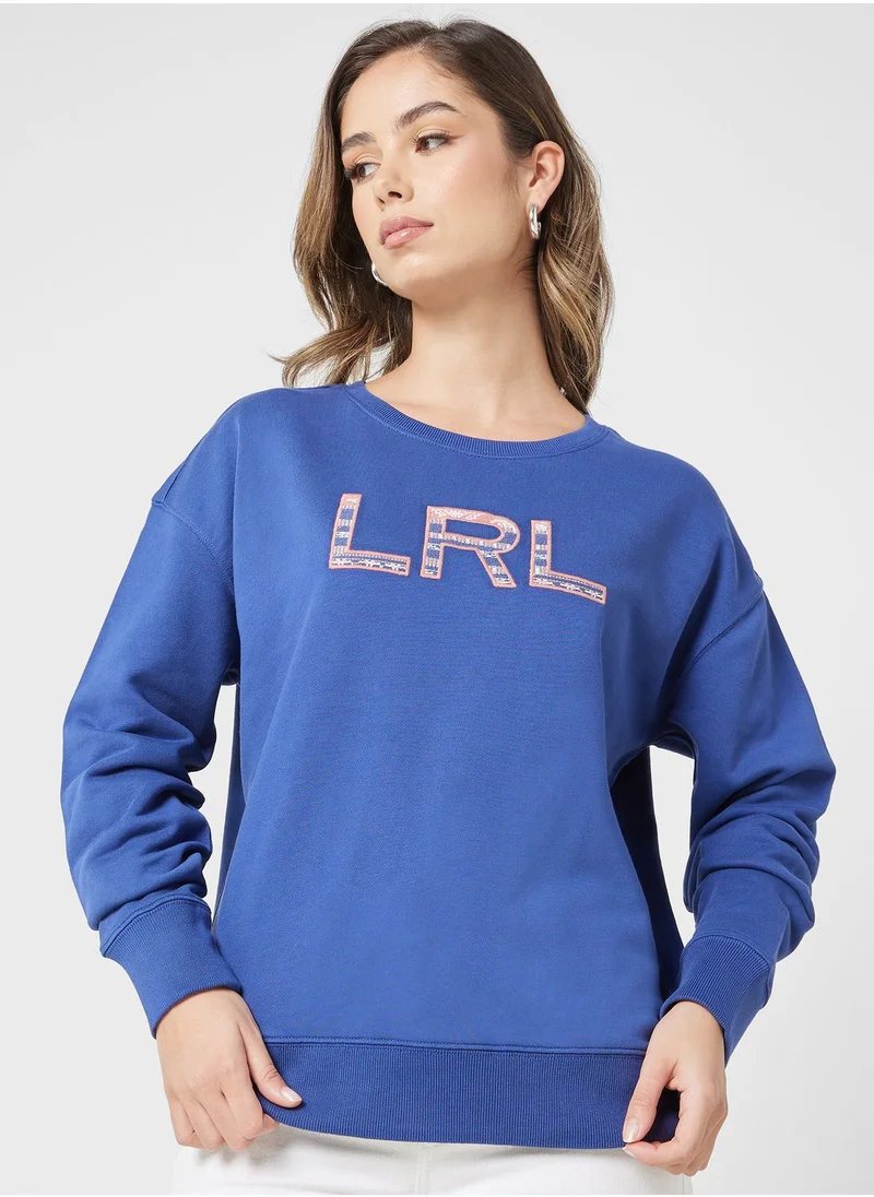 Lauren Ralph Lauren Logo Knitted Sweatshirt