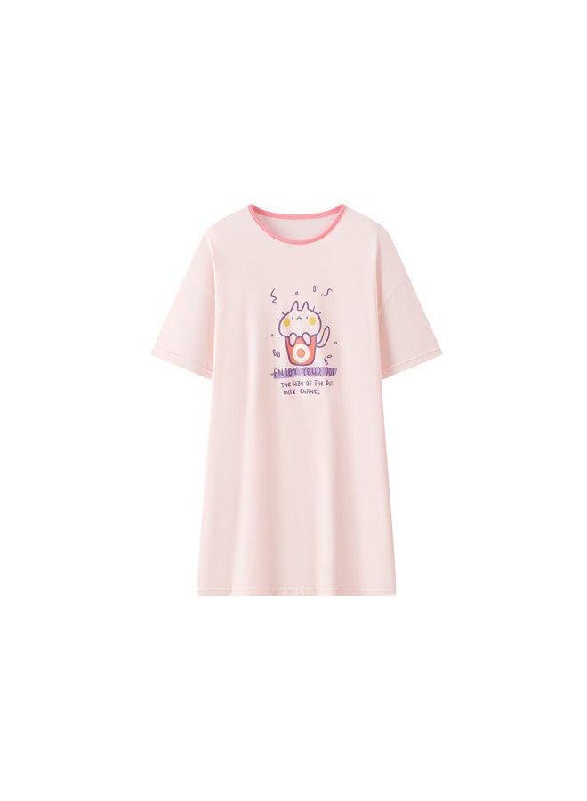 Deesha Girls' 7a Antibacterial Comfort Princess Style Nightgown Baby Homewear Dress For Older Children - Image 4