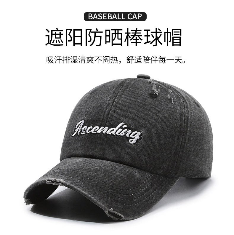 Spring Baseball Cap Unisex Hard Top Fashion Middle-aged Sunshade Hat - Image 2