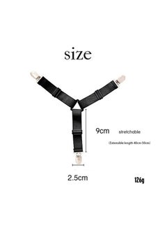 Generic 4-Piece Adjustable Bed Sheet Fastener  - Image 4