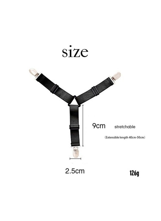 Generic 4-Piece Adjustable Bed Sheet Fastener  - Image 4