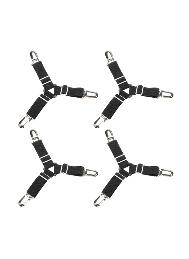 Generic 4-Piece Adjustable Bed Sheet Fastener  - Image 1