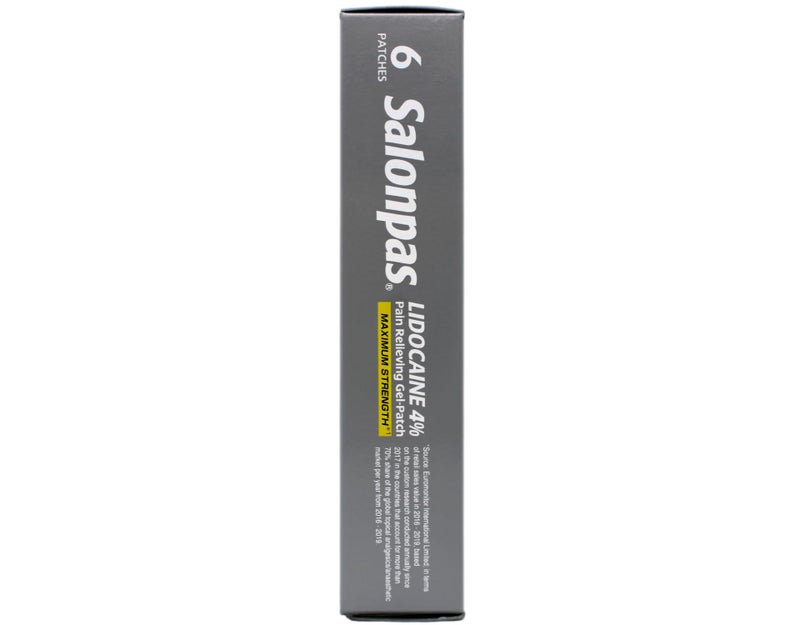 Salonpas lidocaine (3 Pack) Pain Relieving Maximum Strength Gel Patch - Image 5