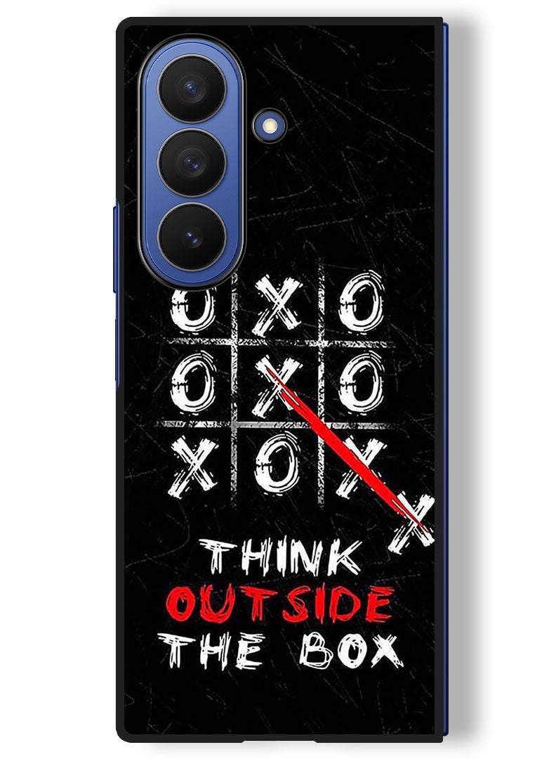 Theodor Case Compatible with Samsung Galaxy Z Fold 7 - 8 Inch Protection Shockproof Bumper Cover Think out of the box - Image 1