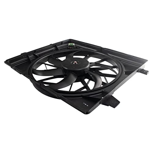 TRQ Radiator Cooling Fan Assembly Compatible with 2021-2022 Dodge Durango CH3115203 - Image 4