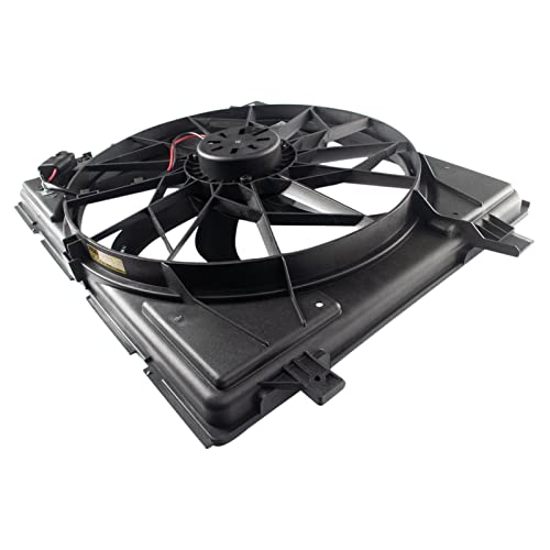 TRQ Radiator Cooling Fan Assembly Compatible with 2021-2022 Dodge Durango CH3115203 - Image 3