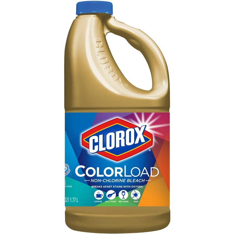 Clorox ColorLoad Non-Chlorine Bleach, 60 Ounce Bottle, Pack of 2, 120 Ounces Total - Image 1