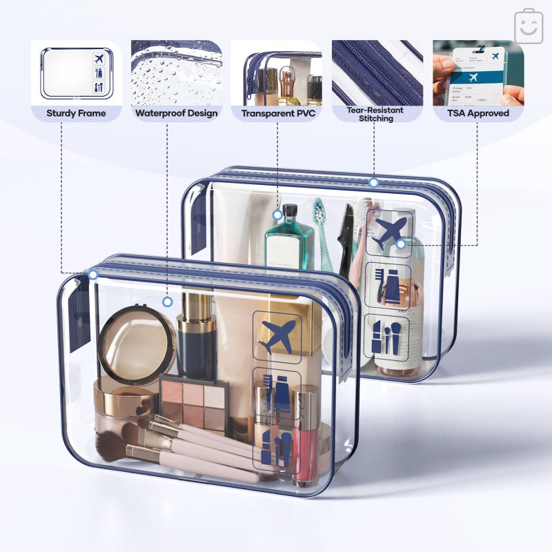 Veken 9/11 Set Compression Packing Cubes for Travel Essentials,Compressible Expandable Large Luggage Suitcase Organizer Bags for Clothing,Durable Space Saver Storage Bags(Dark Blue Floral) - Image 4