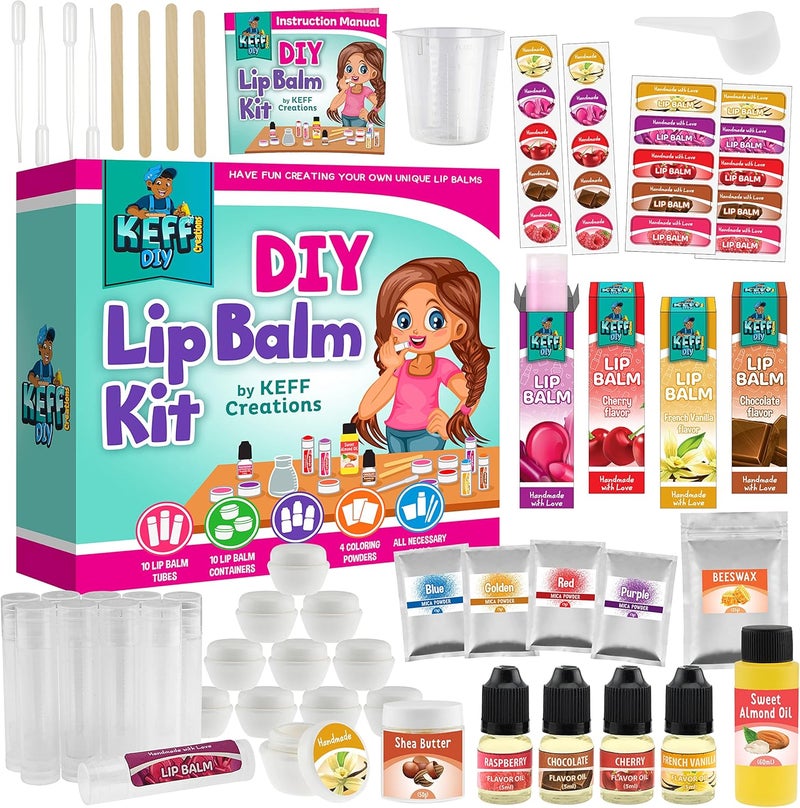 KEFF DIY Lip Balm Making Kit for Kids - Image 1