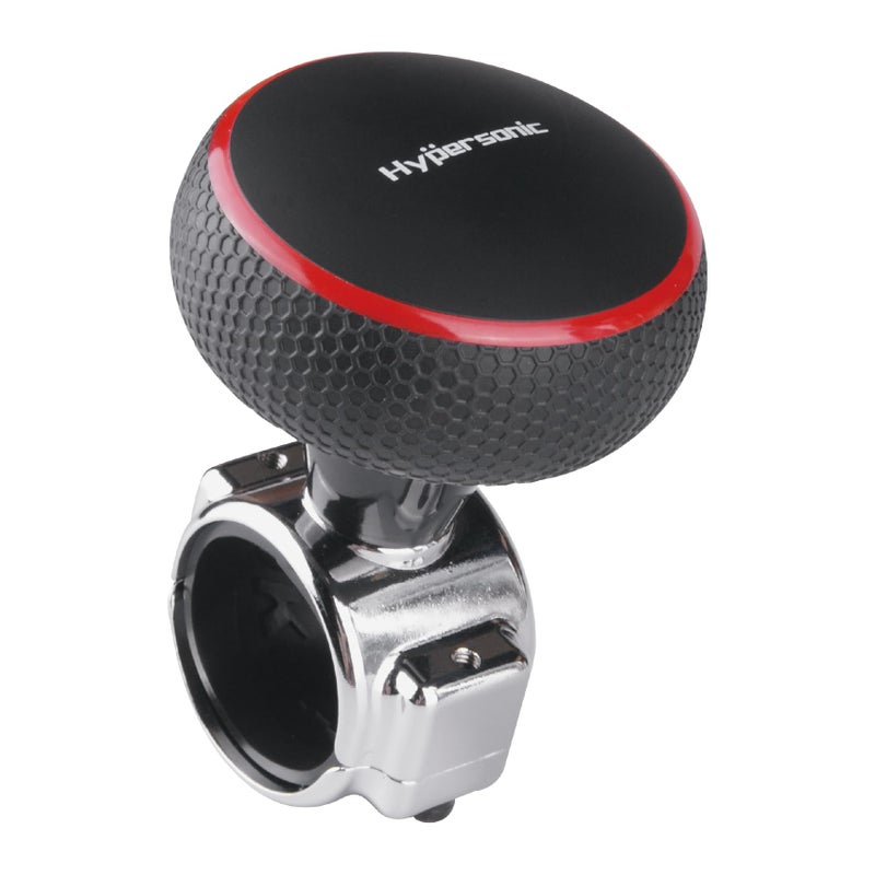 Hypersonic Large Steering Wheel Knob Spinners, Vehicle Steering Wheel Spinners Ball Durable Suicide Knob for Car, SUV, Trucks, Tractors, Boat etc (Red) - Image 1
