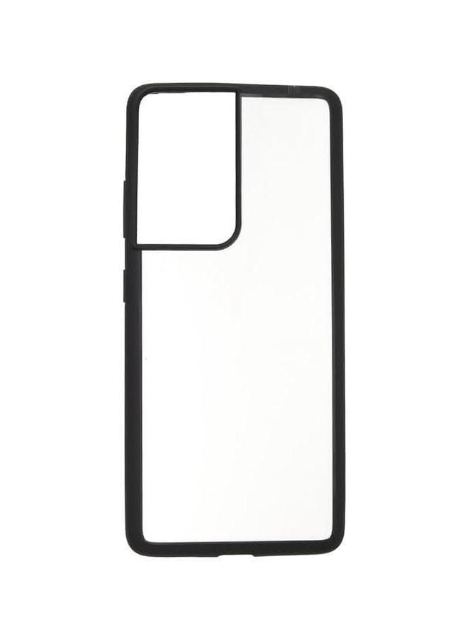 ماجيك ماسك بظهر شفاف وحماية كاملة وازرار سهلة الضغط لهاتف اس 21 الترا- اسود - Image 1