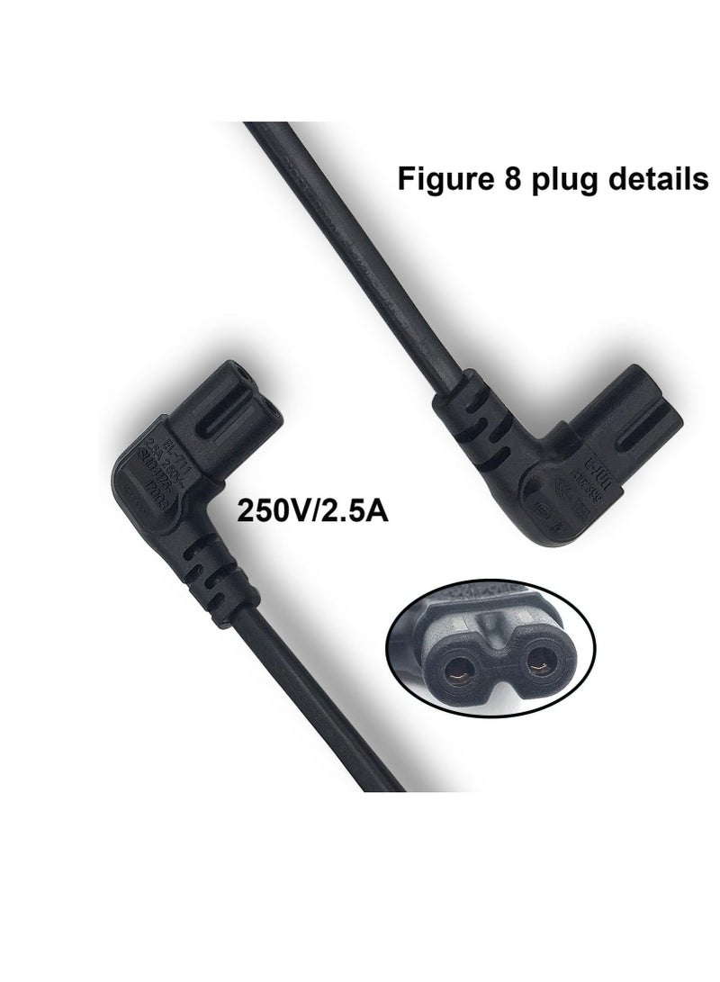 Terabyte كابل طاقة IEC C7 بطول 1.5 متر على شكل 8 لجهاز Xbox One و Xbox S و Samsung و LG و Philips و Toshiba و Sony و PS4 و PS5 و Sharp و Panasonic و تلفاز LED مسطح وطابعة وصندوق Sky و Sky Plus+ HD - Image 4