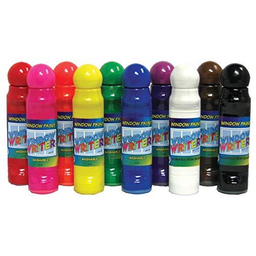 Crafty Dab Window Writers Paint Arts & Crafts, Assorted (CV-75556) 10 Count (Pack of 1) - Image 2