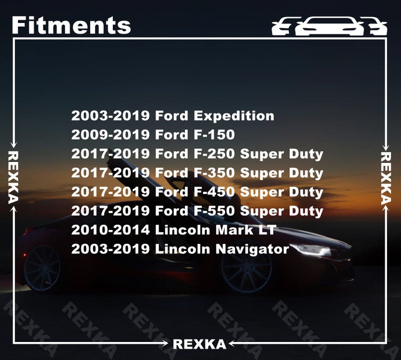 Rexka 50pcs Radiator Shroud Air Deflector Cowl Grille Retainer Clip W708771-S300 Compatible with Ford Expedition F-150 F-250 F-350 F-450 F-550 Lincoln Mark LT Navigator W708771S300 - Image 4