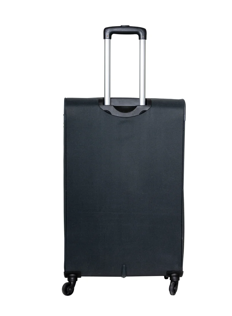 Skybags Set of 2 Luggage | Spotlight 4W Str (E) |360° 4 Wheels Polyester Soft Sided Spinner Trolleys- Cabin-20 Inch| Large- 28 Inch| Grey