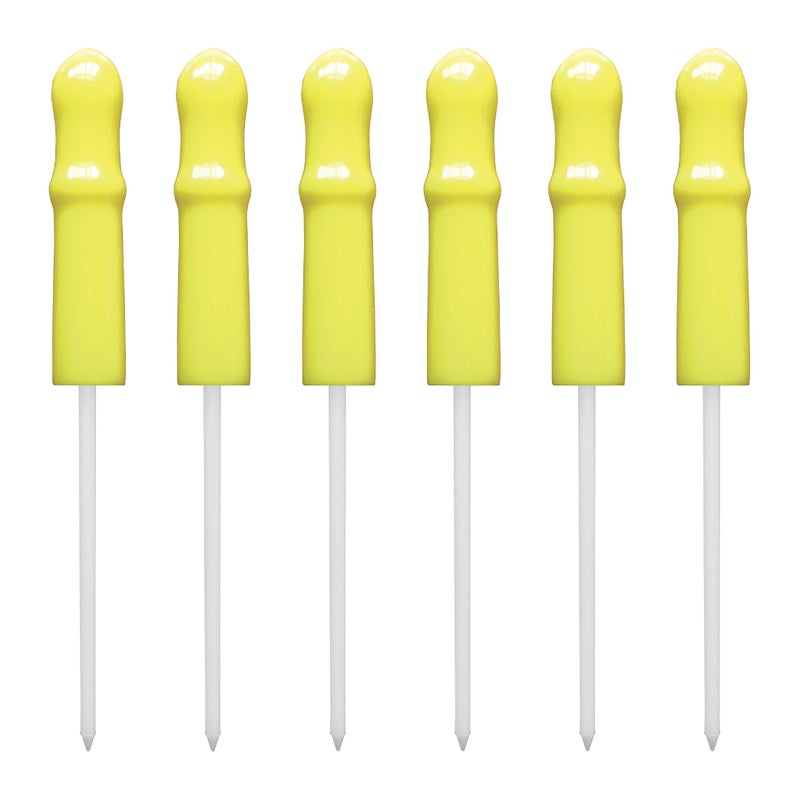 Caulk Cap CCY Caulk Saver Series, Reusable Caulk Tube Sealers with Built-in Puncture Pin, 6 Pack - Image 2
