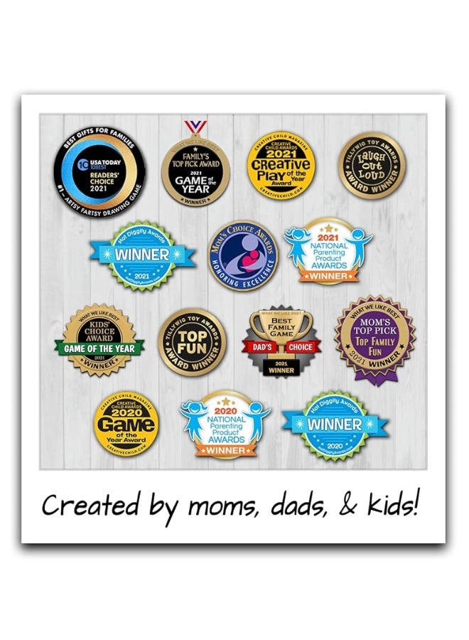 TwoPointOh Games Artsy Fartsy - Fun Family Games for Kids and Adults. Winner of USA Today's Best Gift for Families National Award - Image 1
