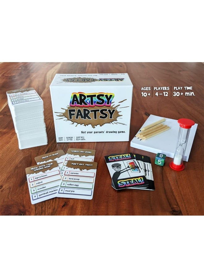 TwoPointOh Games Artsy Fartsy - Fun Family Games for Kids and Adults. Winner of USA Today's Best Gift for Families National Award - Image 4