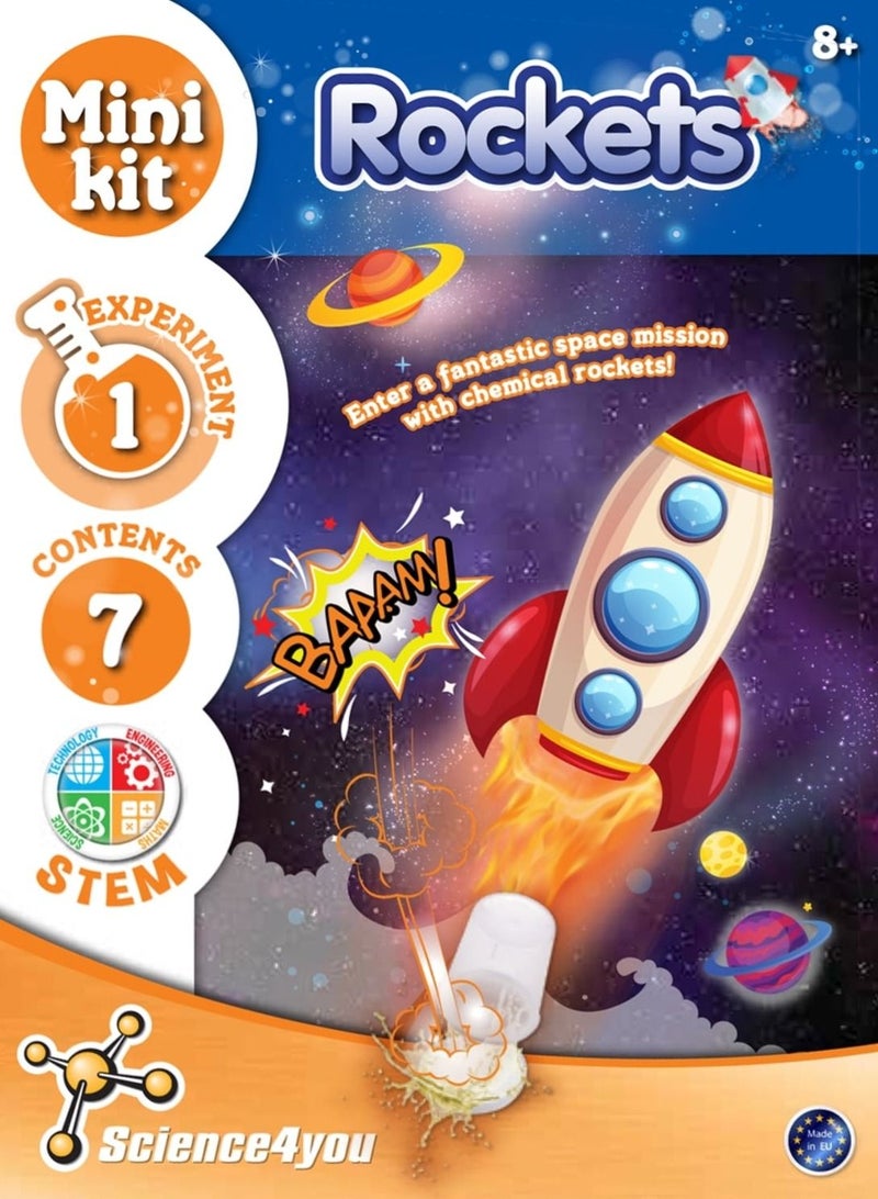 Science4you Mini Kit Rockets Fun Science Experiment for Kids above 8 years - Image 2