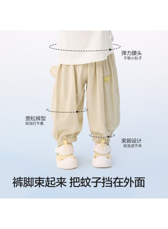 Balabala Mall Same Style Breathable Comfortable Skin-friendly Baby Pants, Anti-mosquito Pants For Boys & Girls, New 2025 Summer Collection - Image 3