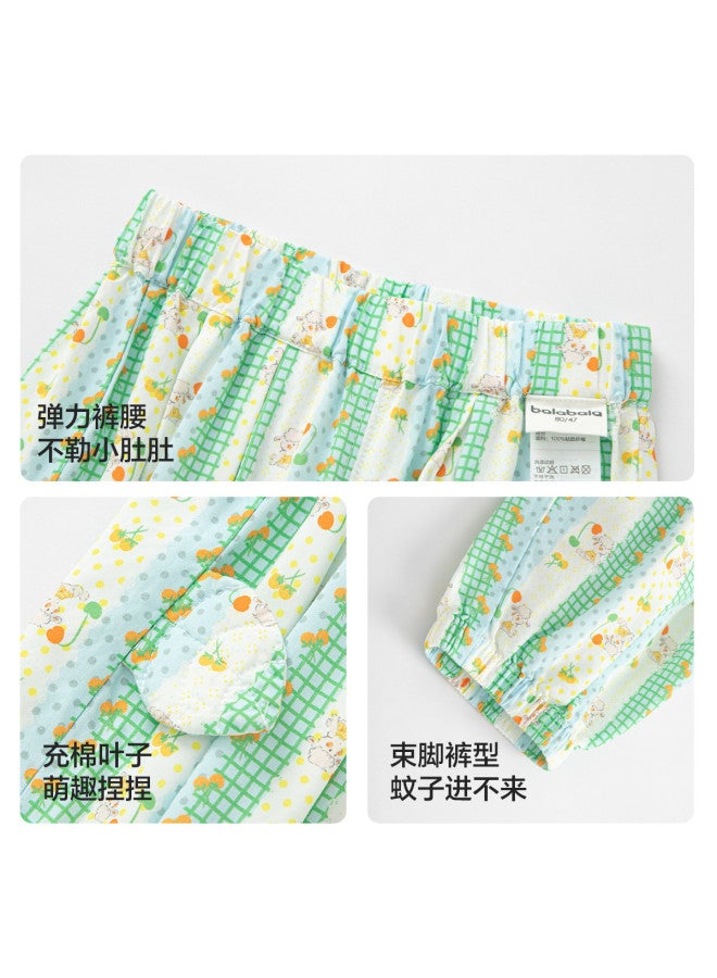 Balabala Mall Same Style Breathable Comfortable Skin-friendly Baby Pants, Anti-mosquito Pants For Boys & Girls, New 2025 Summer Collection - Image 5