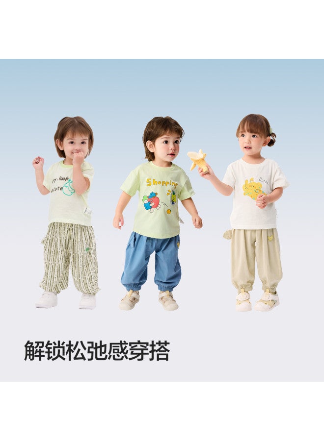 Balabala Mall Same Style Breathable Comfortable Skin-friendly Baby Pants, Anti-mosquito Pants For Boys & Girls, New 2025 Summer Collection - Image 4