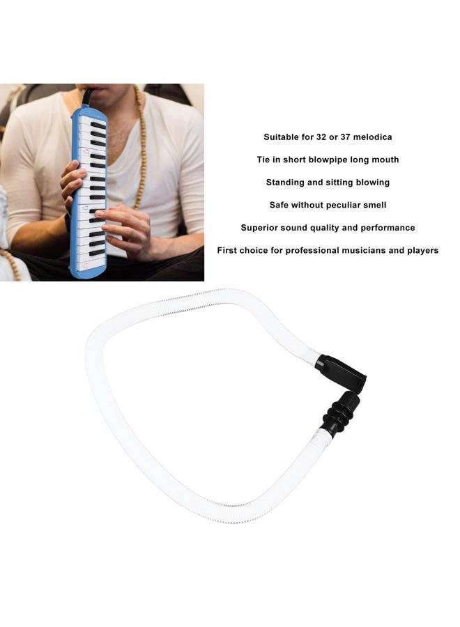 Dpofirs Melodica Mouthpiece Tube Set, Melodica Pianica Tube Mouthparts Replacement Kit Professional Instrument Accessories - Image 2