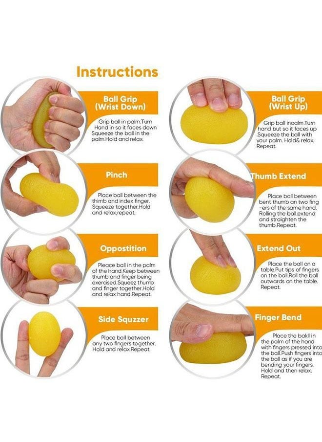 Ant 3-Piece Hand Therapy Ball Stress Relief Ball, Adults and Kids for Reduce Anxiety and Hand Exercise Strengthening, Finger Resistance Exercise, Wrist Arthritis Pain Relief  - Image 4
