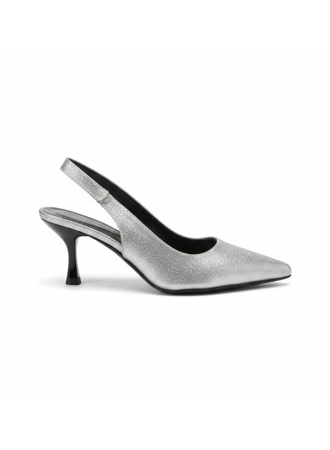 Vbranda Elegant Shimmer Slingback Heel C-81 - Image 2