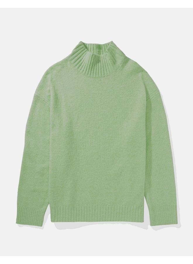 American Eagle Mock Neck Sweater - Image 3