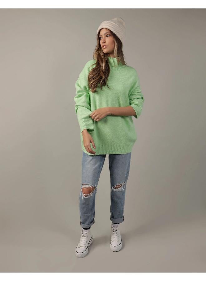 American Eagle Mock Neck Sweater - Image 1