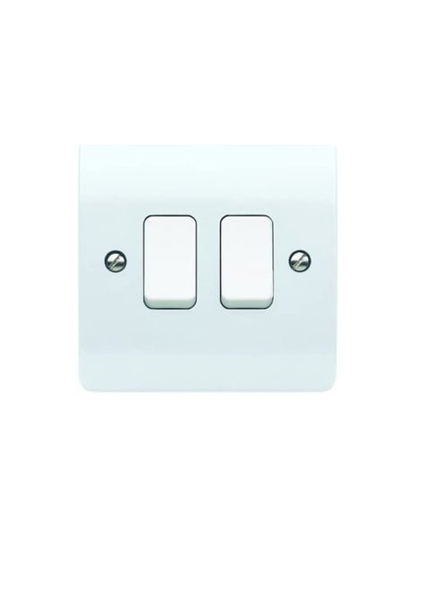 MK K4872WHI Logic Plus 10AX Single Pole 2 Way Plate Light Switch