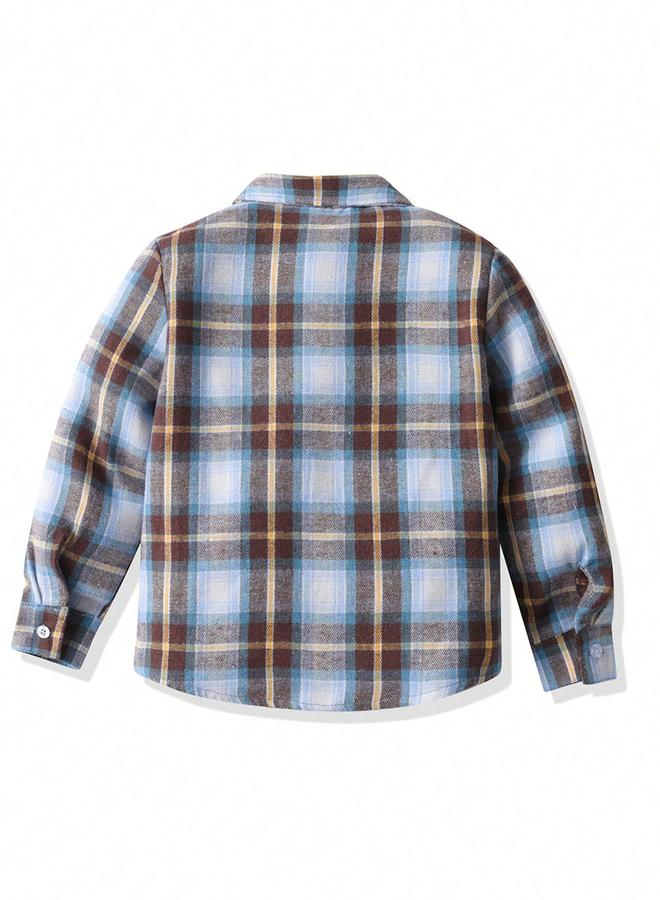 تايك تو قميص بطبعة مربعات وتفاصيل أزرار - Image 2