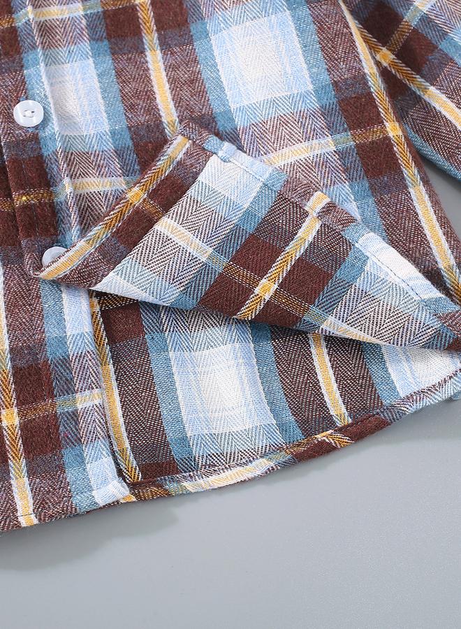 تايك تو قميص بطبعة مربعات وتفاصيل أزرار - Image 5