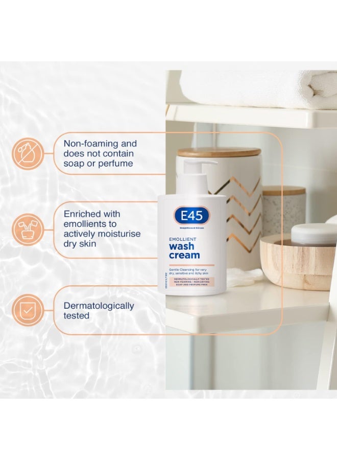 E45 Emollient Dermatological Wash Cream - Image 3