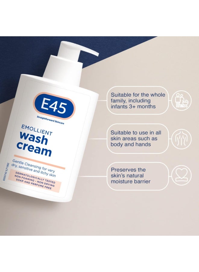 E45 Emollient Dermatological Wash Cream - Image 4