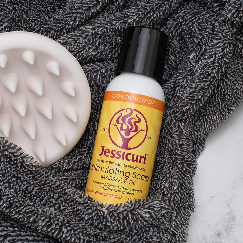 Jessicurl, Scalp Message Oil, Hair Oil and Scalp Treatment with Rosemary Oil, for Curly Hair, No Fragrance Added, 2 fl oz. - Image 4