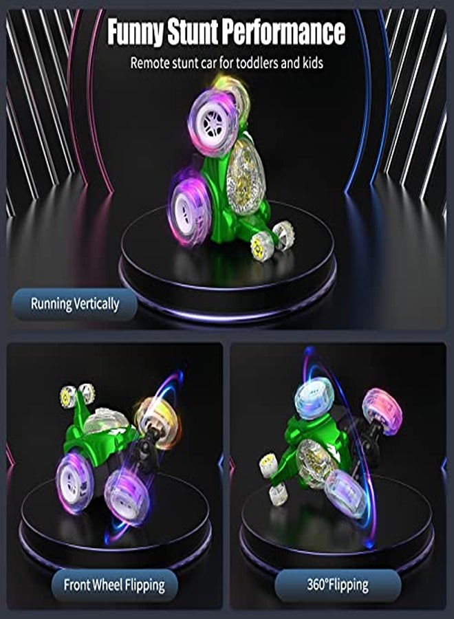 Remote Control Car – 360° Stunt Car with Colorful Lights and Music - Image 1