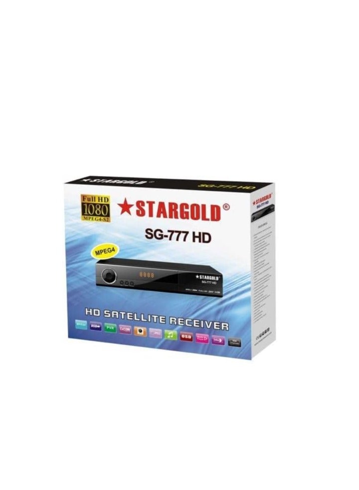 Stargold SG-777HD Full HD Satellite Receiver Automatic Network Search, 5000 Channels editing sorting MPEG2 SD, MPEG2 HD, H.264/AVC SD Multiple languages, Dual Display, Software upgrades through USB  - Image 2