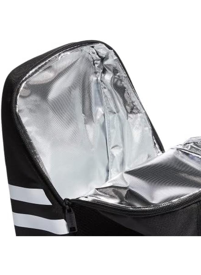 Adidas Santiago Insulated Lunch Bag Black White One Size  - Image 3