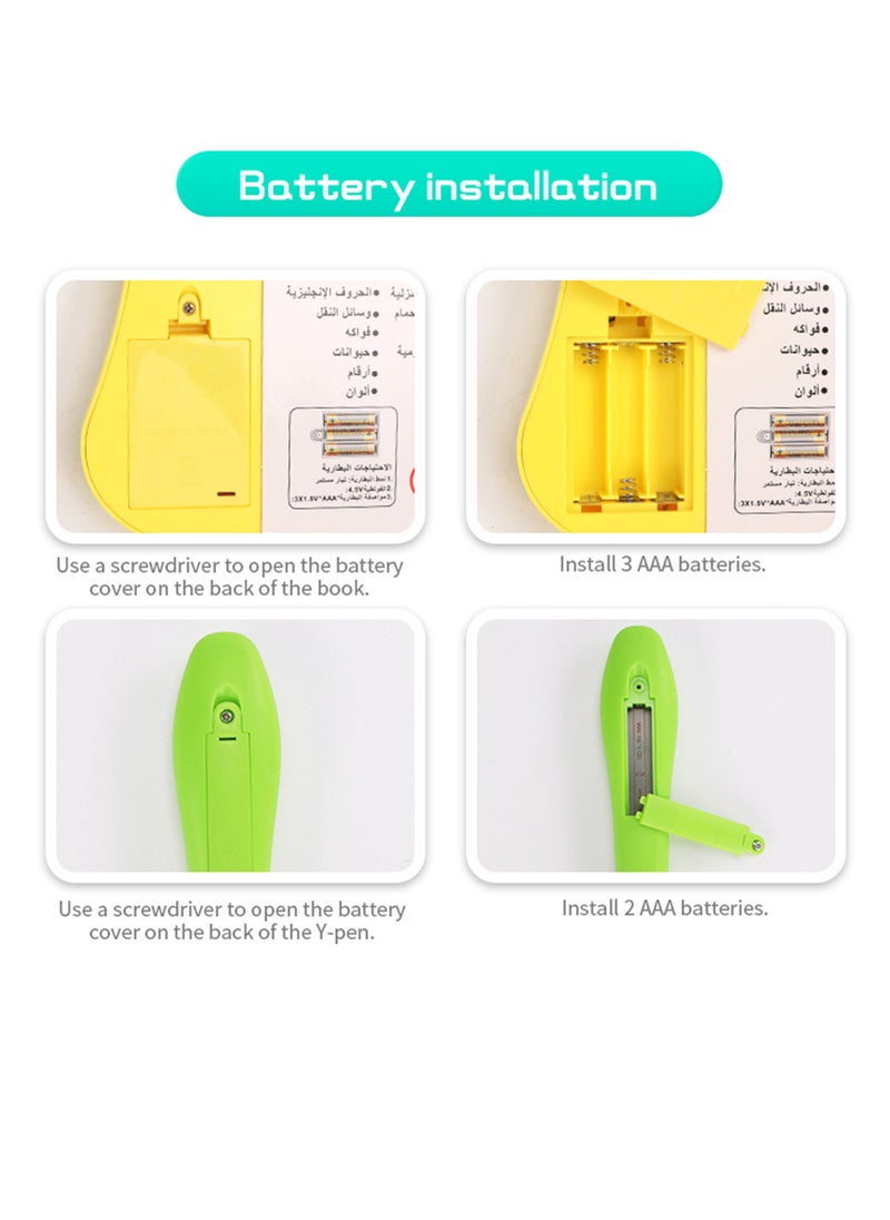 Splendors - Bilingual Arabic And English Interactive Ebook Electronic Talking Book With Smart Pen Electronic Educational Book For Kids Early Development - Image 1